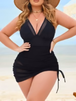 SlimBody – Wyszczuplający Kostium Kąpielowy z Siateczką